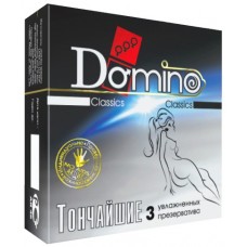 Супертонкие презервативы Domino  Тончайшие  - 3 шт.(12391)