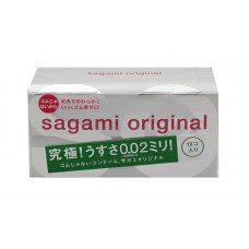 Ультратонкие презервативы Sagami Original 0.02 - 12 шт. (цвет -прозрачный) (12393)
