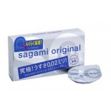 Ультратонкие презервативы Sagami Original 0.02 Quick - 6 шт. (цвет -прозрачный) (12394)