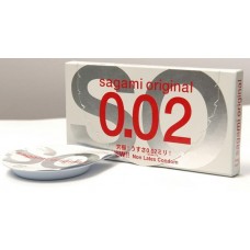 Ультратонкие презервативы Sagami Original 0.02 - 2 шт. (цвет -прозрачный) (12397)