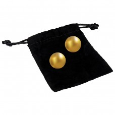 Вагинальные шарики 24К GOLD PLATED PLEASURE BALLS с золотым покрытием (цвет -золотистый) (126215)
