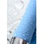 Голубой силиконовый вибратор с функцией нагрева и пульсирующими шариками FAHRENHEIT - 19 см. (цвет -голубой) (127052) фото 3
