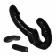 Черный безремневой анатомический страпон с вибрацией (цвет -черный) (128570) фото 1