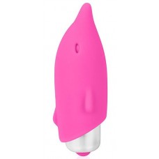 Розовый стимулятор-дельфинчик (цвет -розовый) (128707)