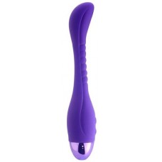 Фиолетовый вибратор INDULGENCE Slender G Vibe - 21 см. (цвет -фиолетовый) (129500)