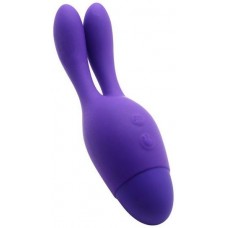 Фиолетовый вибратор INDULGENCE Dream Bunny - 15 см. (цвет -фиолетовый) (129586)