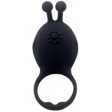 Черное виброкольцо на пенис Rascal (цвет -черный) (129603)