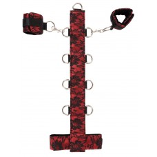 Ошейник с бондажным дополнением Steg   Handfessel-Set (цвет -красный с черным) (129806)