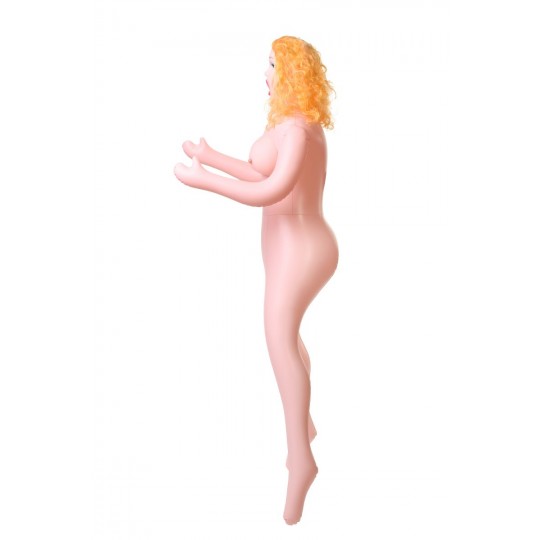 Секс-кукла блондинка Celine с кибер-вставками (цвет -телесный) (130378) фото 14