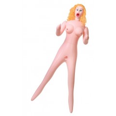 Секс-кукла блондинка Celine с кибер-вставками (цвет -телесный) (130378)
