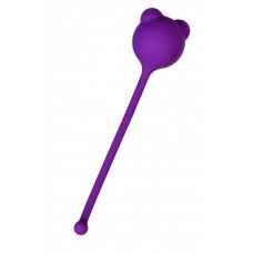 Фиолетовый силиконовый вагинальный шарик A-Toys с ушками (цвет -фиолетовый) (131492)