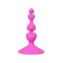 Розовая силиконовая анальная пробка Loverty - 8 см. (цвет -розовый) (131934) фото 8