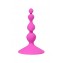 Розовая силиконовая анальная пробка Loverty - 8 см. (цвет -розовый) (131934) фото 7