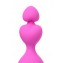 Розовая силиконовая анальная пробка Loverty - 8 см. (цвет -розовый) (131934) фото 3