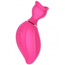 Розовый вакуумный стимулятор клитора Lip Love (цвет -розовый) (133700)