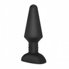 Большая чёрная вибропробка Rimming Plug XL - 16 см. (цвет -черный) (137077)