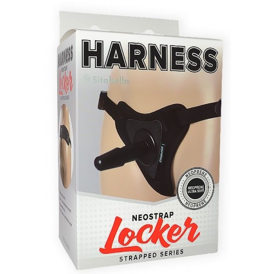 Черные трусики для страпона HARNESS Locker размера XS-M (цвет -черный)  (размер -XS-M) (137863) фото 2