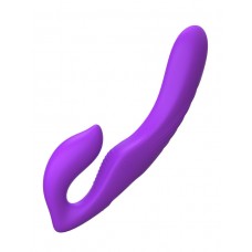 Фиолетовый безремневой вибрострапон с пультом Ultimate Strapless Strap-On - 22,22 см. (цвет -фиолетовый) (138615)