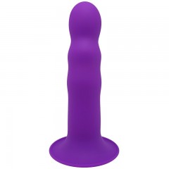Фиолетовый фаллоимитатор двойной плотности Hitsens 3 - 17,7 см. (цвет -фиолетовый) (138659)