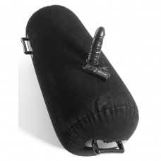 Надувная подушка с виброфаллосом Inflatable Luv Log (цвет -черный) (14005)