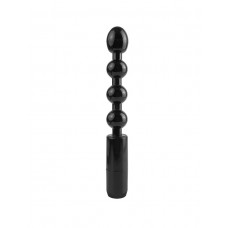 Анальный вибростимулятор-ёлочка - 13,5 см. (цвет -черный) (14057)
