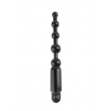 Анальный вибростимулятор ёлочка - 20 см. (цвет -черный) (14059)
