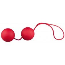 Красные вагинальные шарики Velvet Red Balls (цвет -красный) (140951)