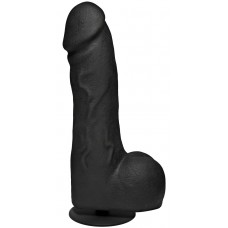 Черный фаллоимитатор-гигант с присоской-плагом The Really Big Dick - 30,5 см. (цвет -черный) (141002)