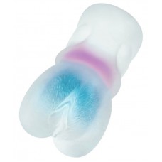 Прозрачный реалистичный мастурбатор Juicy Pussy Crystal Wave (цвет -прозрачный) (141502)