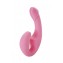 Розовый безремневой страпон из силикона - 22 см. (цвет -розовый) (144680) фото 1