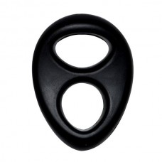 Черное эрекционное кольцо на пенис RINGS LIQUID SILICONE (цвет -черный) (147358)