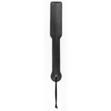 Черная гладкая шлепалка NOTABU с широкой ручкой - 32 см. (цвет -черный) (147835)