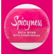 Бомбочка для ванны с феромонами Spicy - 100 гр. (цвет -белый)  (размер -S-M-L) (152121)