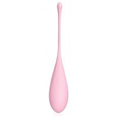 Розовый силиконовый вагинальный шарик со шнурком (цвет -нежно-розовый) (153000)