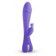 Фиолетовый вибратор-кролик Trix Rabbit Vibrator - 22,5 см. (цвет -фиолетовый) (154602)
