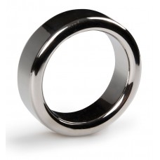 Серебристое эрекционное кольцо Sinner Metal Cockring Size L (цвет -серебристый) (154722)