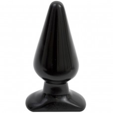 Анальная пробка Butt Plugs Smooth Classic Large - 14 см. (цвет -черный) (1573)