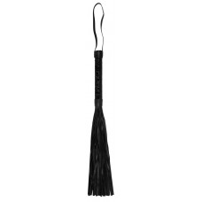 Черная многохвостовая гладкая плеть Luxury Whip - 38,5 см. (цвет -черный) (158715)