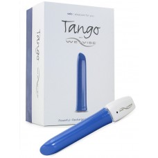 Синий перезаряжаемый вибратор Tango Blue USB rechargeable - 9 см. (цвет -синий) (16287)