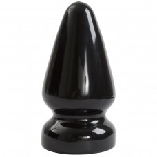 Большая анальная пробка Titanmen Tools Butt Plug 3.75  Diameter Ass Servant - 19 см. (цвет -черный) (16530)