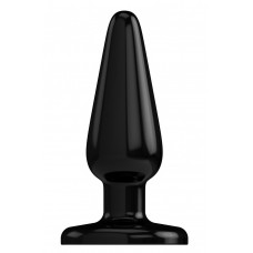 Черная коническая анальная пробка Basic 3 Inch - 7,6 см. (цвет -черный) (169993)