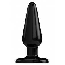 Черная коническая анальная пробка Basic 5 Inch - 12,7 см. (цвет -черный) (169995)