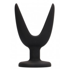 Черная анальная пробка-эспандер Split 1 - 10 см. (цвет -черный) (170000)
