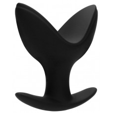 Черная анальная пробка-эспандер Split №3 - 7,5 см. (цвет -черный) (170002)