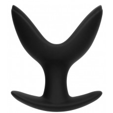 Черная анальная пробка-эспандер Split 4 - 8,5 см. (цвет -черный) (170003)