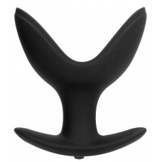 Черная анальная пробка-эспандер Split 6 - 10,5 см. (цвет -черный) (170005)