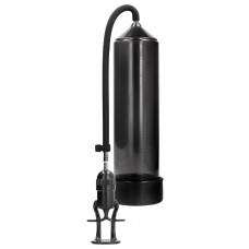 Черная вакуумная помпа для мужчин с насосом в виде поршня Deluxe Beginner Pump (цвет -черный) (170012)