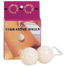 Пластиковые вагинальные шарики (цвет -молочный) (172)