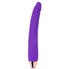 Фиолетовый изогнутый реалистичный вибратор - 18 см. (цвет -фиолетовый) (172894)