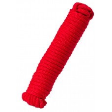 Красная текстильная веревка для бондажа - 1 м. (цвет -красный) (175327)